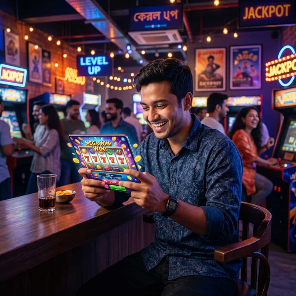 XE66 Slots - Reel Spins, Bonus Rounds & Mega Wins XE66 Slots hero banner with reels and jackpot lights